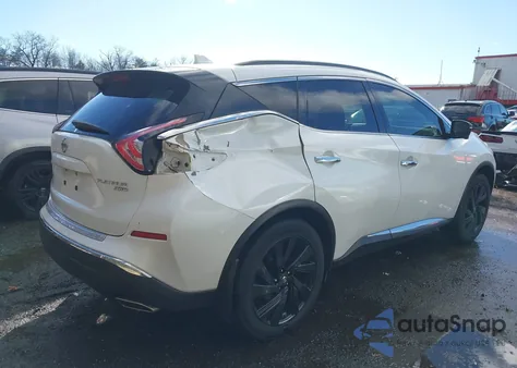 2017 Nissan Murano Platinum z USA, uszkodzony, nr VIN 5N1AZ2MH1HN178726